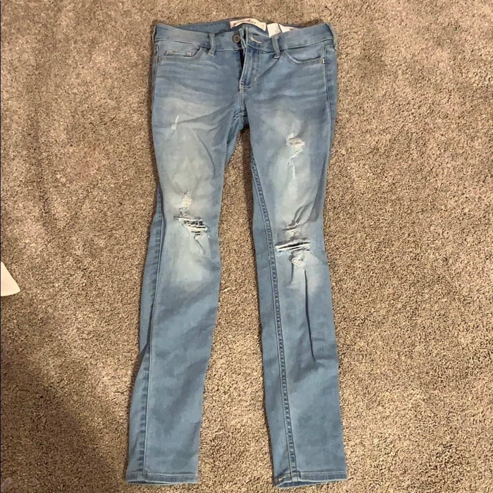 light blue jeans